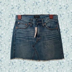 J. Crew Cutoff Denim Skirt